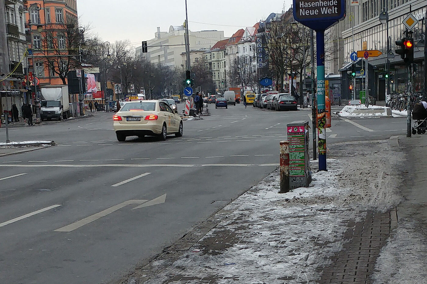 Radweg nicht geräumt Der Radweg wurde nicht geräumt.