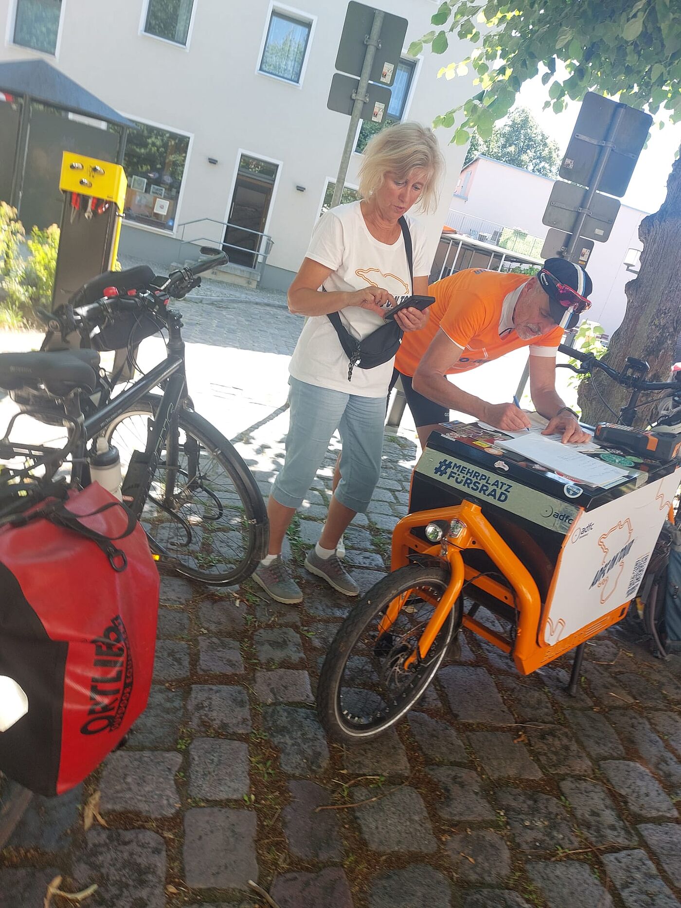 Fahrräder werden codiert