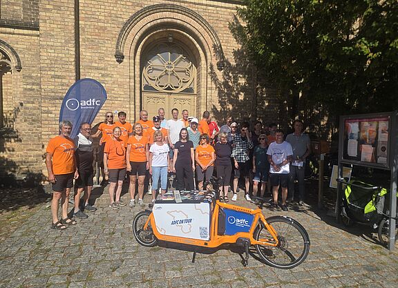 Radtteam die auf die Tour gehen