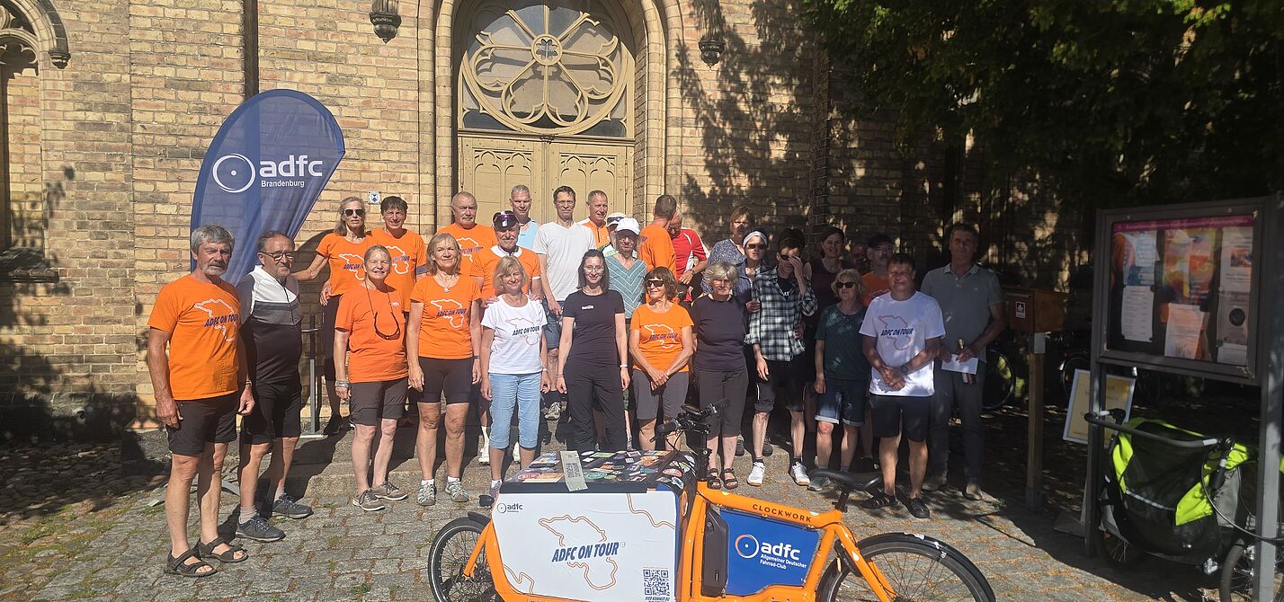 Radtteam die auf die Tour gehen