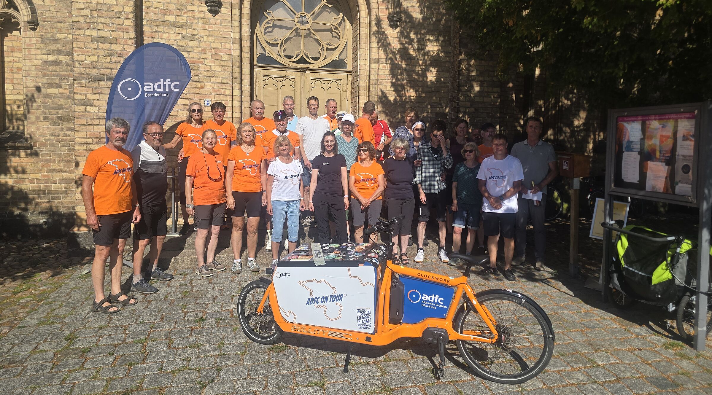 Radtteam die auf die Tour gehen