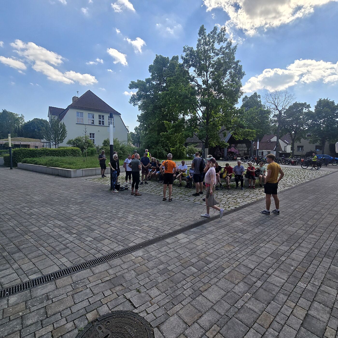 Erläuterungen vor dem Barnim Panorama