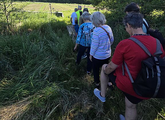 Rundgang über das Gelände