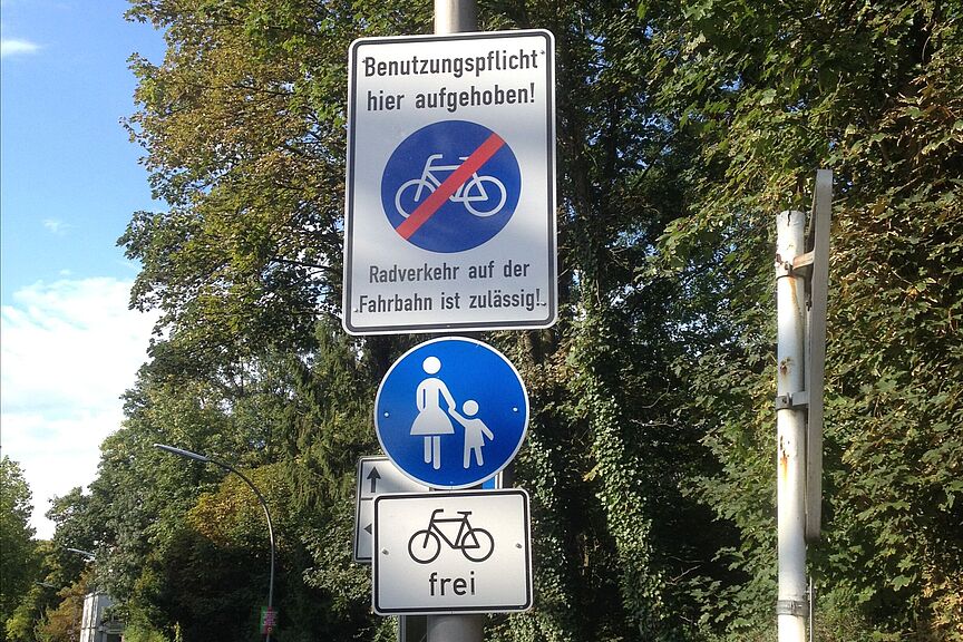 Aufhebung der Benutzungspflicht Aufhebung der Benutzungspflicht