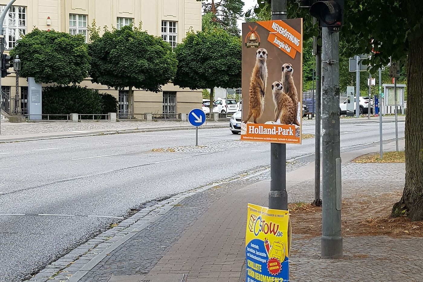 Hauptstraße Südseite, Rathauskreuzungsbereich